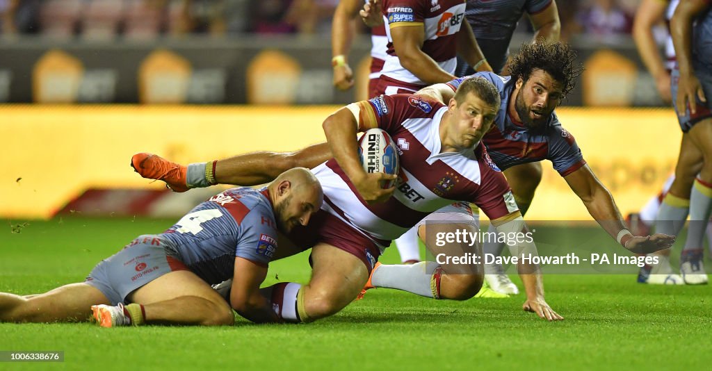 Wigan Warriors v Catalan Dragons - Betfred Super League - DW Stadium