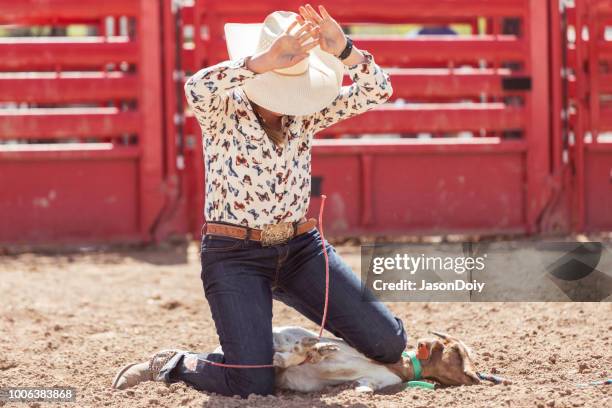 Goat Roping Rodeo Fast Goat Photos and Premium High Res Pictures - Getty Images