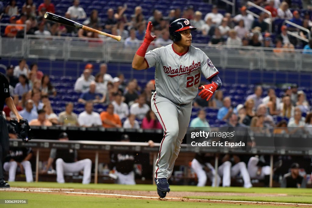 Washington Nationals v Miami Marlins