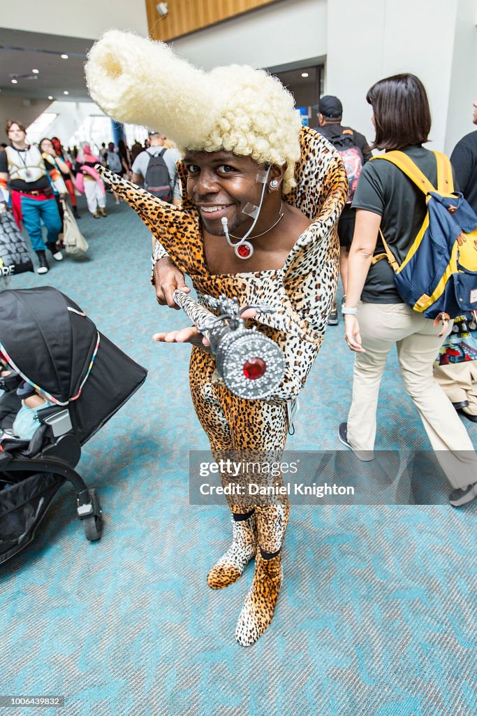 Ruby Rhod Cane A fan dressed as Ruby Rhod from the movie The Fifth Element attends ...