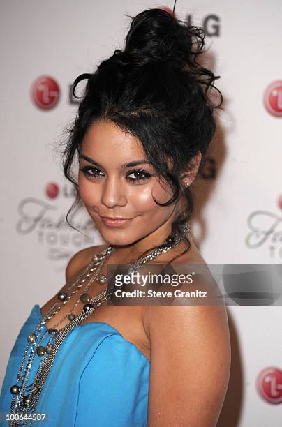 Vanessa Hudgens attends A Night Of Fashion & Technology With LG Mobile Phones Hosted By Victoria Beckham & Eva Longoria at Soho House on May 24, 2010...