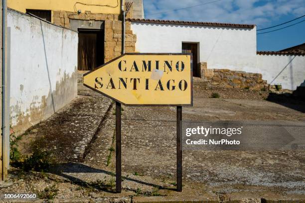 Spain. The Camino de Santiago is a large network of ancient pilgrim routes stretching across Europe and coming together at the tomb of St. James in...