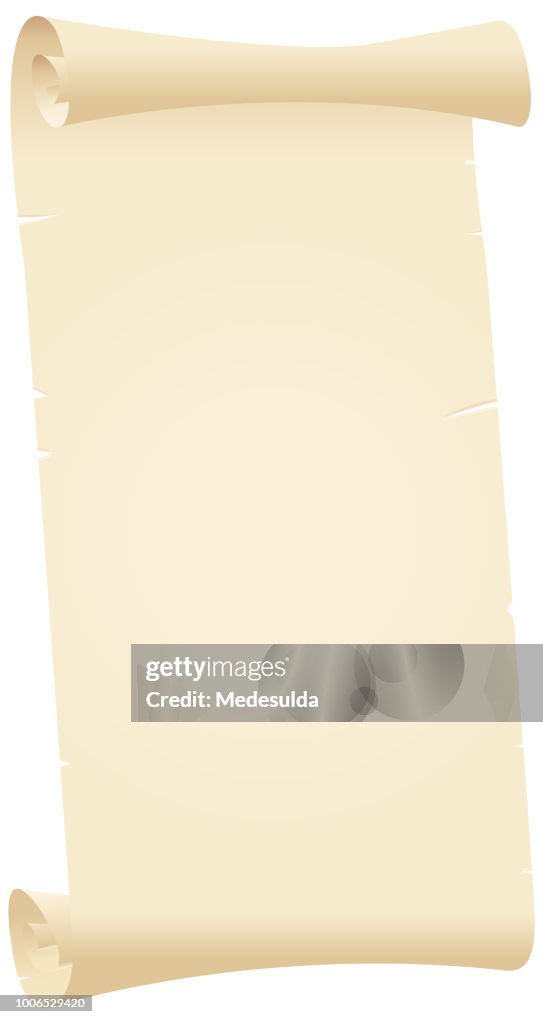 Old Paper Sheet Scroll