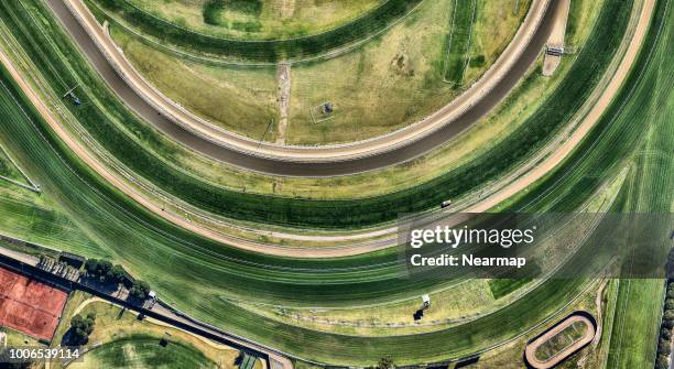 horse riding track. victoria, australia - pferdeartige stock-fotos und bilder