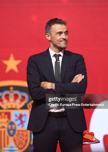 Luis Enrique Martinez during his presentation as New Manager of Spain National Team on July 19, 2018 in Las Rozas, Spain.