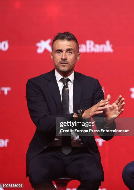 Luis Enrique Martinez during his presentation as New Manager of Spain National Team on July 19, 2018 in Las Rozas, Spain.