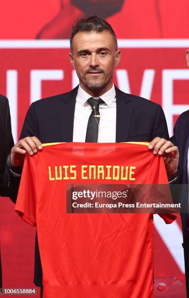 Luis Enrique Martinez during his presentation as New Manager of Spain National Team on July 19, 2018 in Las Rozas, Spain.