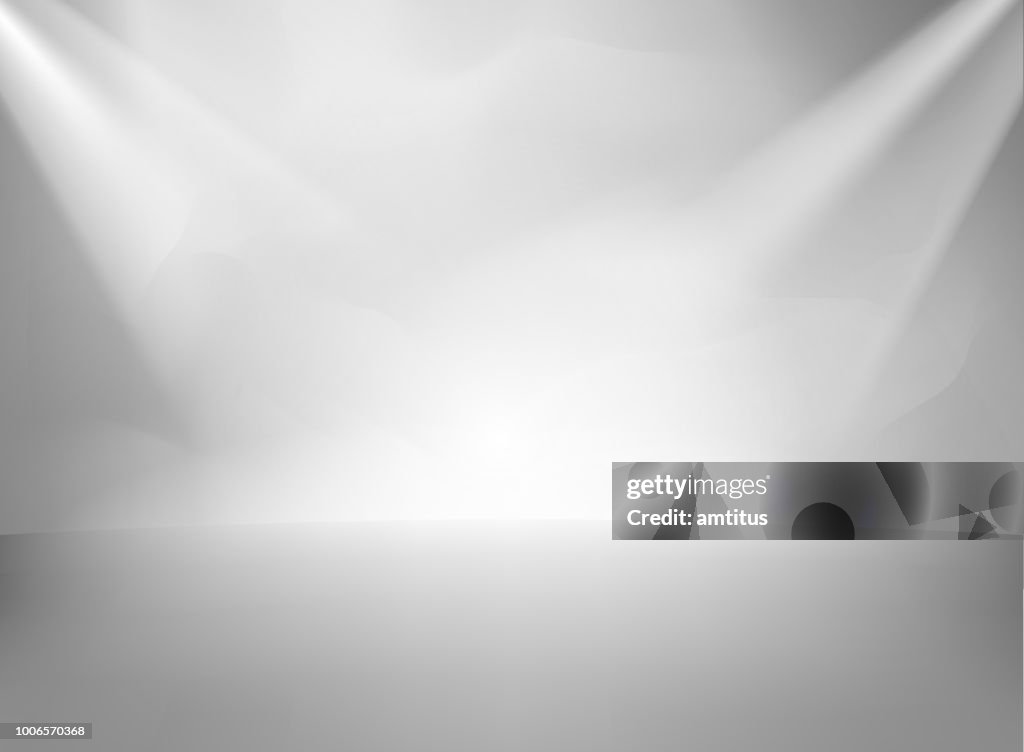 Studio wall textured with lights