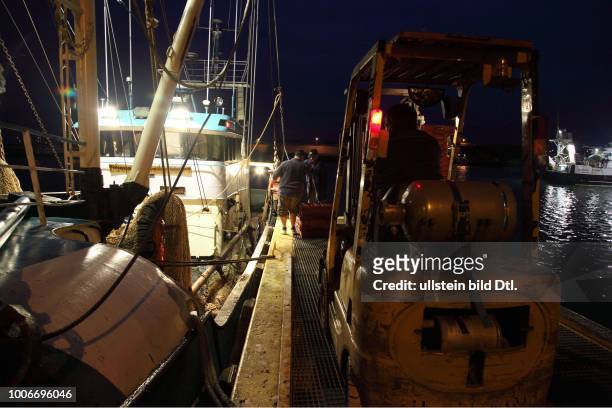 Boulogne-sur-Mer an der nordfranzösischen Opalküste ist der größte Fischereihafen Frankreichs. 150 Kutter sind hier vertäut, 70 verschiedene...