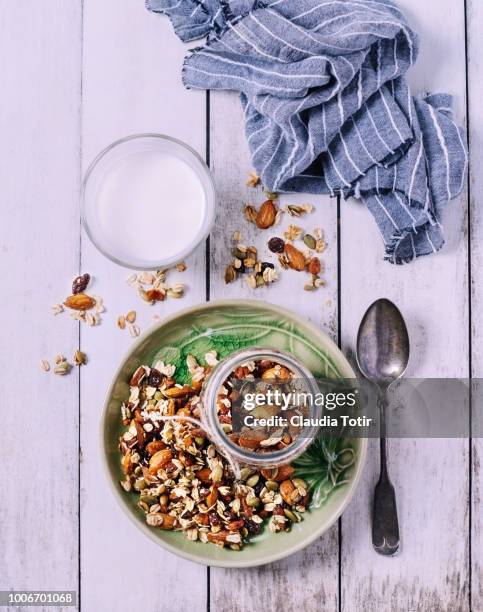granola - dish towel stock pictures, royalty-free photos & images