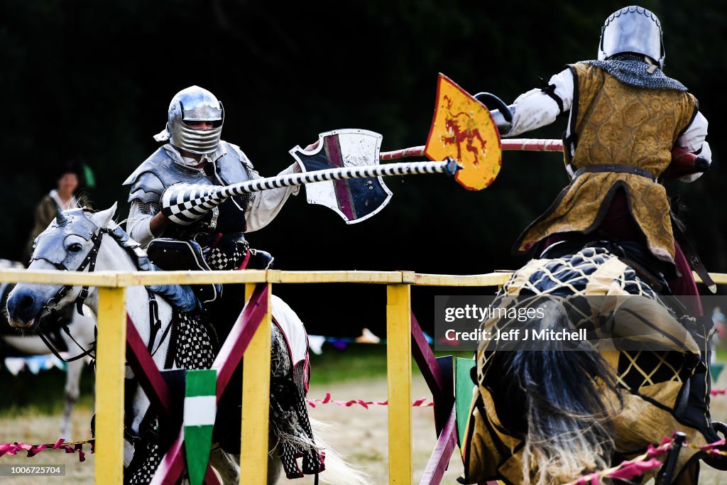 Caerlaverock Castle Hosts Spectacular Jousting Tournament