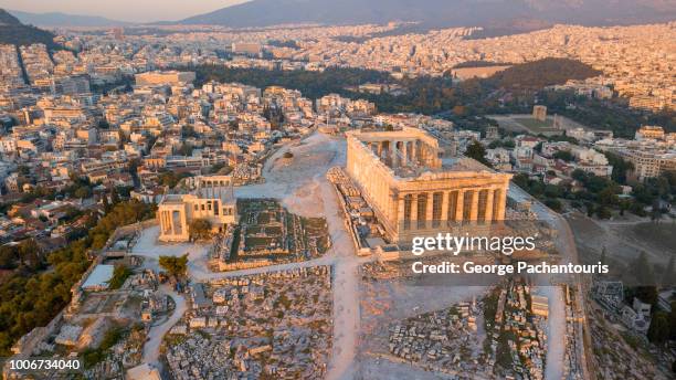 parthenon at the acropolis of athens - ancient greece photos stock pictures, royalty-free photos & images