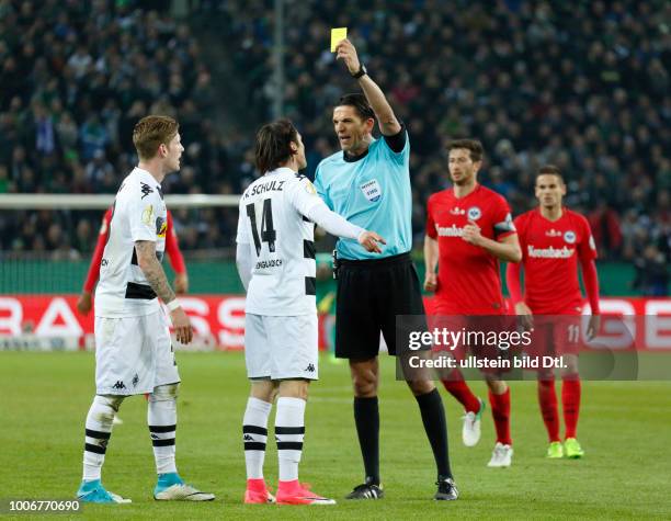 Sports, football, DFB Cup, 2016/2017, Round 5, semifinal, Borussia Moenchengladbach vs Eintracht Frankfurt 7:8 on penalties, Stadium Borussia Park,...