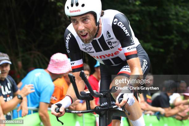 Laurens Ten Dam of The Netherlands and Team Sunweb / during the 105th Tour de France 2018, Stage 20 a 31km Individual Time Trial stage from...