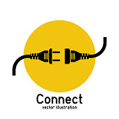 Connection concept, icon