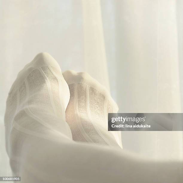 pair of comfortable white socks - pair stock pictures, royalty-free photos & images