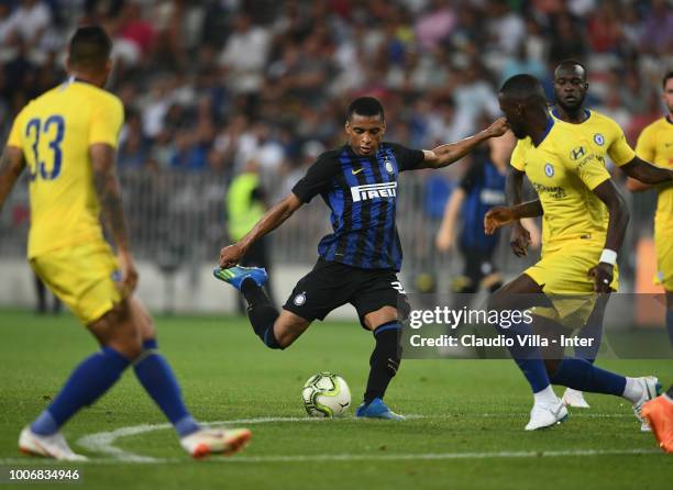 Dalbert Henrique Chagas Estevão of FC Internazionale in action during the International Champions Cup 2018 match between Chelsea and FC...