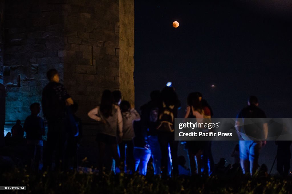 At Castel del Monte (Andria) hundreds of people gathered to...