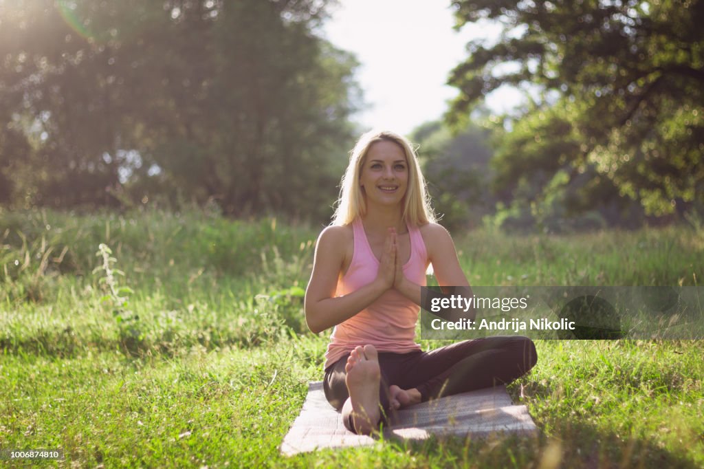 Yoga brings you stress-free and happy life