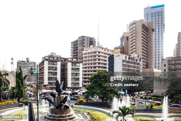 非洲城市--拉各斯奈及利亞 - lagos skyline 個照片及圖片檔