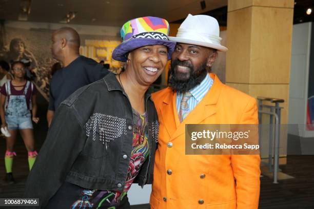 Soul Train dancers Damita Jo Freeman and Marco De Santiago at Soul Train Saturday: Celebrating The Original Soul Train Dancers for the Closing of the...