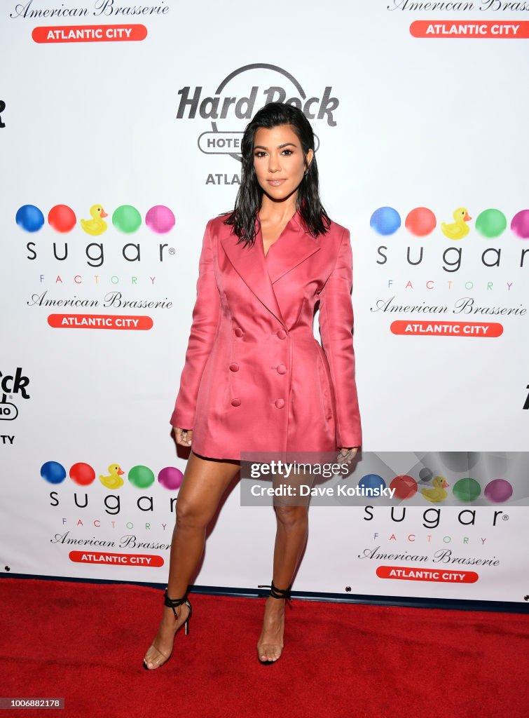 Kourtney Kardashian Hosts The Grand Opening Of Sugar Factory At Hard Rock Hotel & Casino Atlantic City