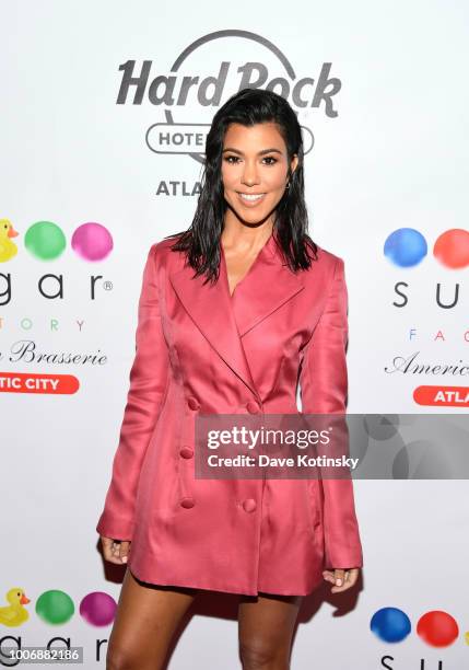 Kourtney Kardashian Hosts The Grand Opening Of Sugar Factory At Hard Rock Hotel & Casino Atlantic City at Sugar Factory at the Hard Rock Hotel &...