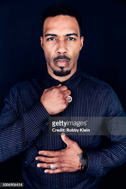 Omari Hardwick of STARZ's 'Power' poses for a portrait during the 2018 Summer Television Critics Association Press Tour at The Beverly Hilton Hotel...
