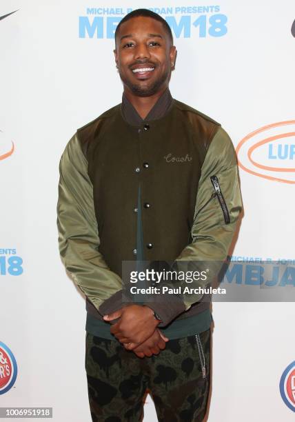 Actor Michael B. Jordan attends the 2nd annual MBJAM18 presented by Michael B. Jordan and Lupus LA at Dave & Buster's on July 28, 2018 in Los...