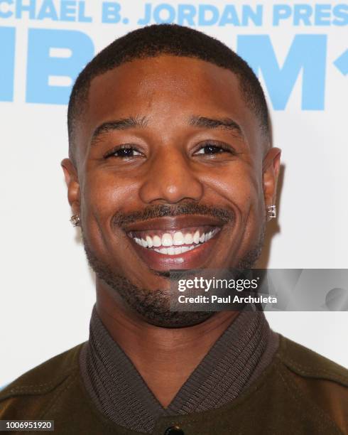 Actor Michael B. Jordan attends the 2nd annual MBJAM18 presented by Michael B. Jordan and Lupus LA at Dave & Buster's on July 28, 2018 in Los...