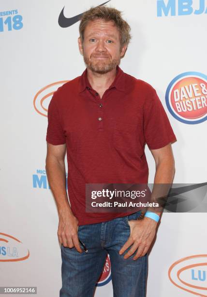 Actor Scott Michael Campbell attends the 2nd annual MBJAM18 presented by Michael B. Jordan and Lupus LA at Dave & Buster's on July 28, 2018 in Los...