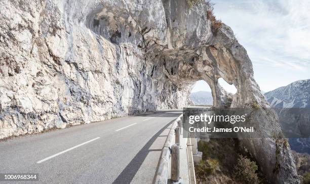 empty mountain road - french landscape stock pictures, royalty-free photos & images