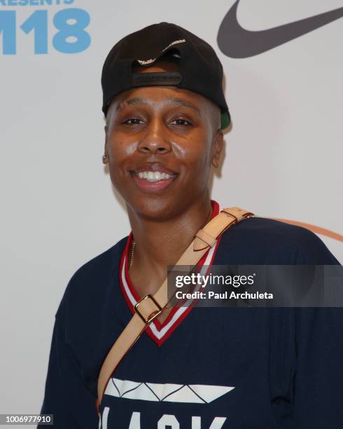 Actress Lena Waithe attends the 2nd annual MBJAM18 presented by Michael B. Jordan and Lupus LA at Dave & Buster's on July 28, 2018 in Los Angeles,...