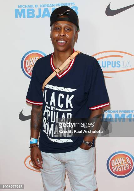Actress Lena Waithe attends the 2nd annual MBJAM18 presented by Michael B. Jordan and Lupus LA at Dave & Buster's on July 28, 2018 in Los Angeles,...