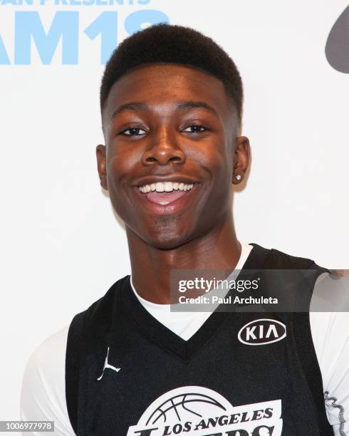 Actor Niles Fitch attends the 2nd annual MBJAM18 presented by Michael B. Jordan and Lupus LA at Dave & Buster's on July 28, 2018 in Los Angeles,...