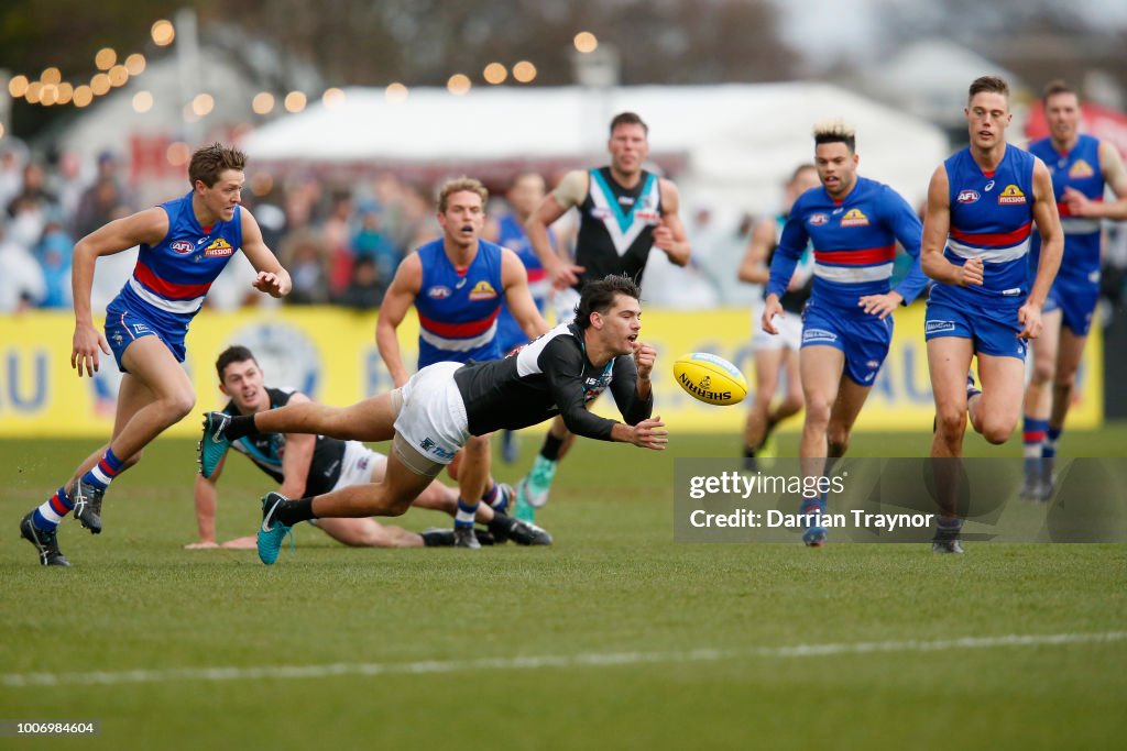 AFL Rd 19 - Western Bulldogs v Port Adelaide