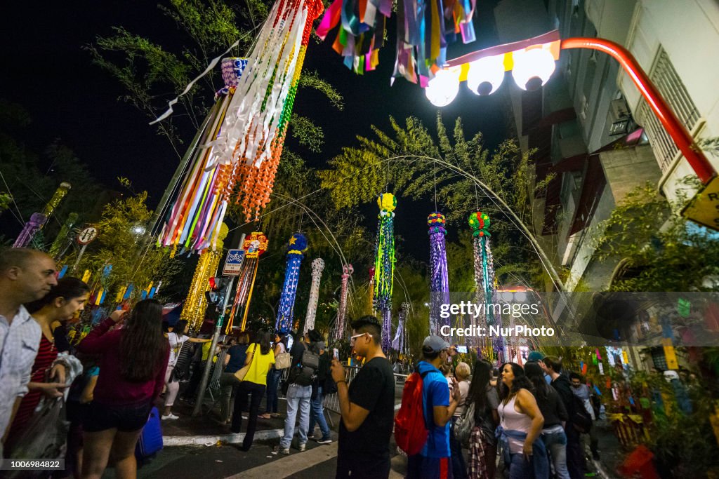 The Tanabata Matsuri (Star Festival) In Sao Paulo