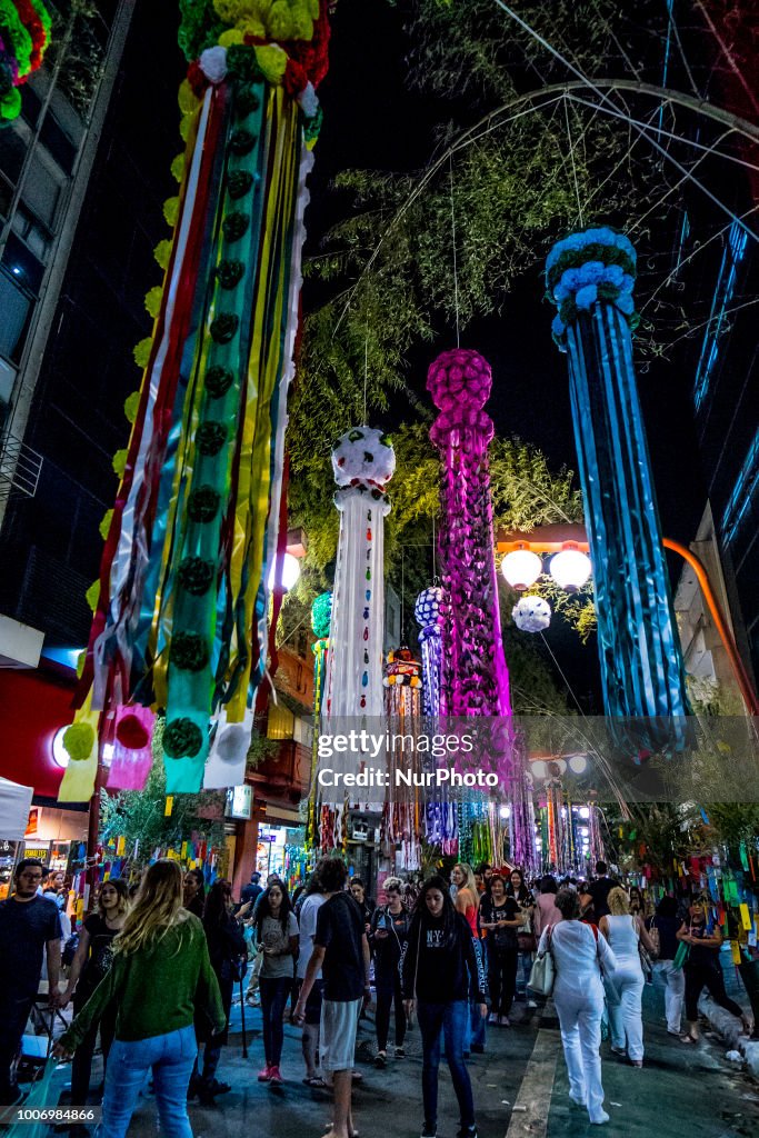 The Tanabata Matsuri (Star Festival) In Sao Paulo