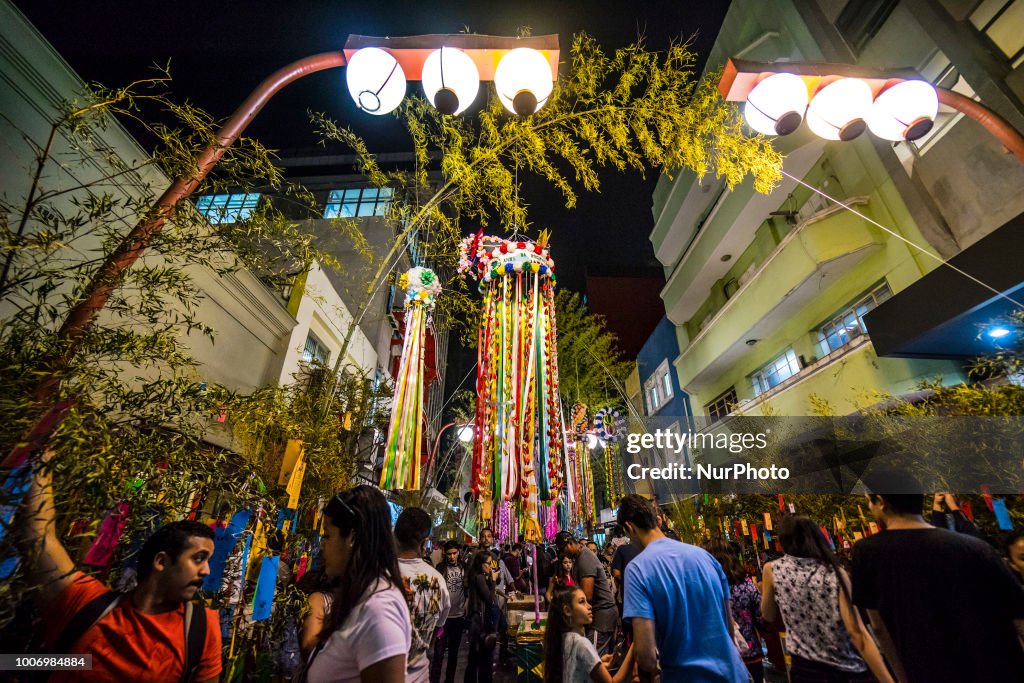 The Tanabata Matsuri (Star Festival) In Sao Paulo