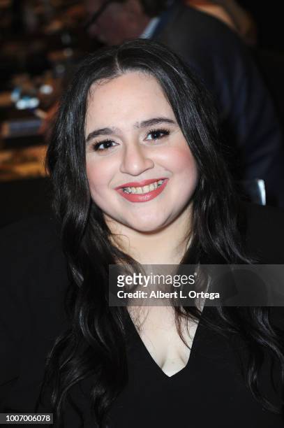 Actress Nikki Blonsky attends The Hollywood Show held at The Westin Hotel LAX on July 28, 2018 in Los Angeles, California.