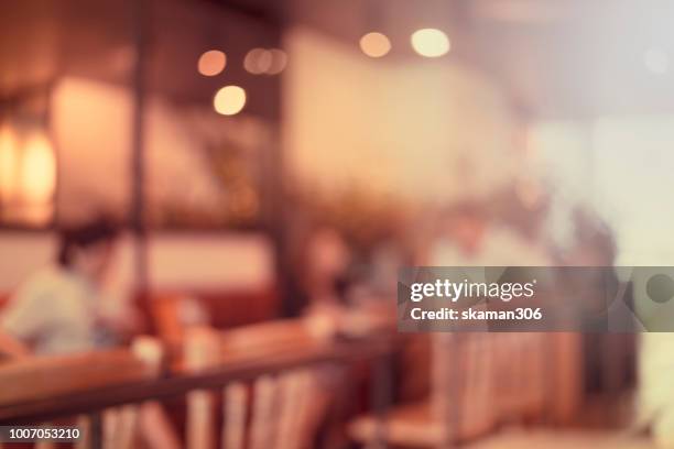 blurred background of cafeteria - focus on foreground stock pictures, royalty-free photos & images