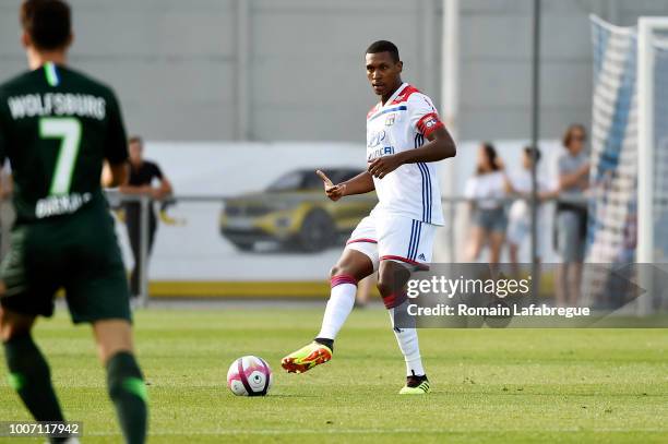 Marcelo of Lyon during the friendly match between Olympique Lyonnais and Wolfsburg at Stade Marcel-Verchere on July 28, 2018 in Bourg-en-Bresse,...