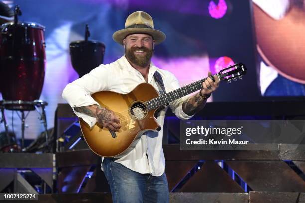 Zac Brown performs onstage during Zac Brown Band "Down The Rabbit Hole" tour at Citi Field on July 28, 2018 in New York City.