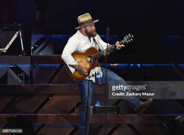 Zac Brown performs onstage during Zac Brown Band "Down The Rabbit Hole" tour at Citi Field on July 28, 2018 in New York City.