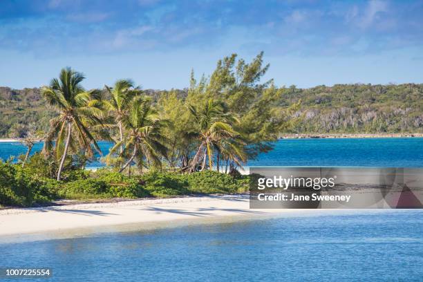 tihiti beach, elbow cay, abaco islands, bahamas, west indies, central america - abaco islands stockfoto's en -beelden