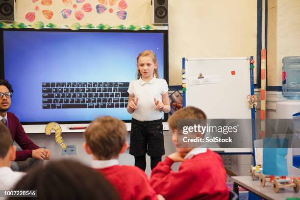Presentation In Class Kids Presentation Photos and Premium High Res Pictures - Getty Images