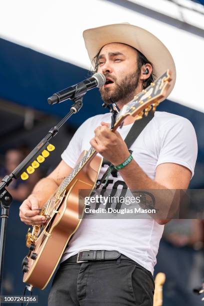 Shakey Graves performs during the Newport Folk Festival 2018 at Fort Adams State Park on July 28, 2018 in Newport, Rhode Island.