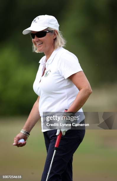 Nicola Wheeler of Rothley Park Golf Club during The WPGA Lombard Trophy North Qualifier at Dunham Forest Golf and Country Club on July 23, 2018 in...