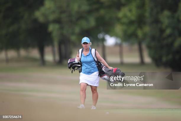 Alexandra Keighley from Huddersfield Golf Club during The WPGA Lombard Trophy North Qualifier at Dunham Forest Golf and Country Club on July 23, 2018...