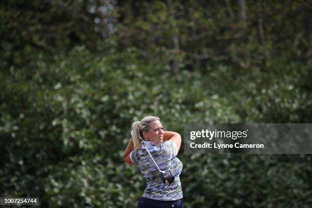 Eleanor Robinson from Leeds Golf Centre during The WPGA Lombard Trophy North Qualifier at Dunham Forest Golf and Country Club on July 23, 2018 in...